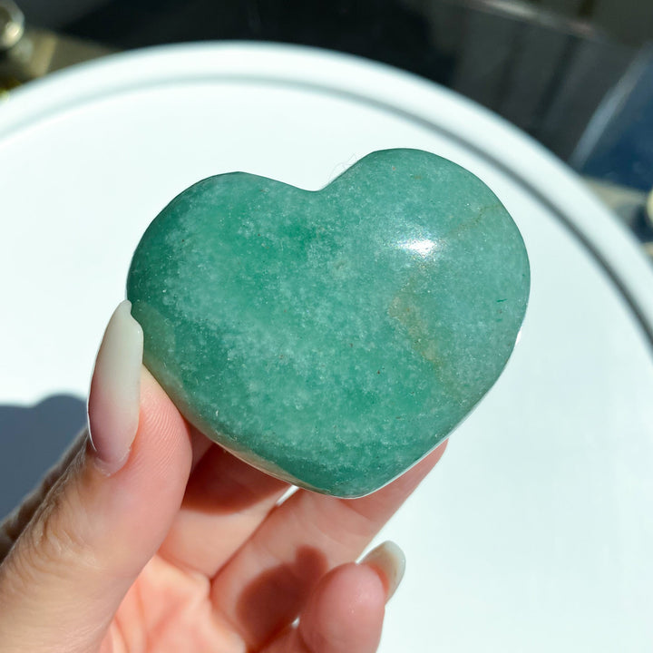 Green Aventurine Heart #9
