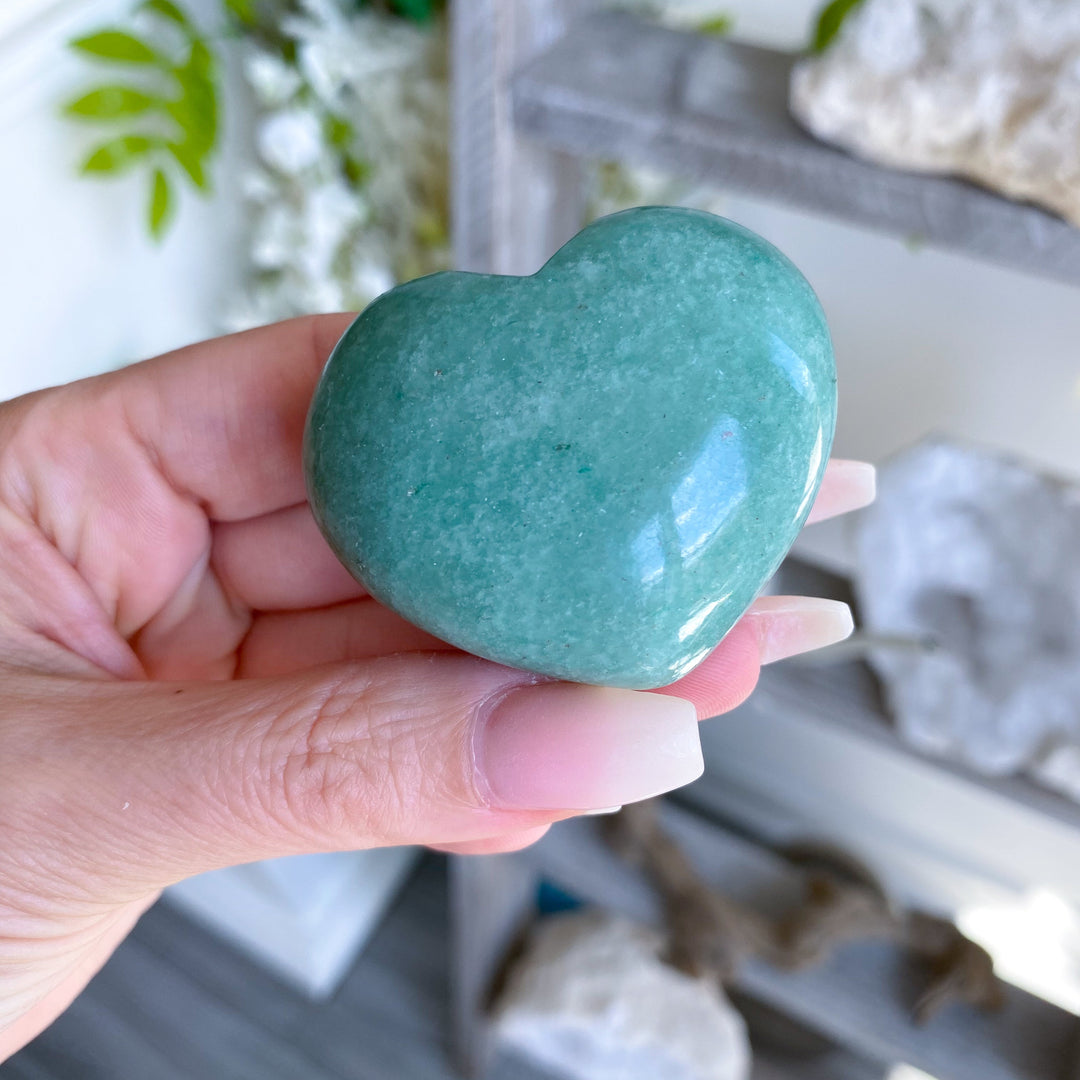 Green Aventurine Heart #9