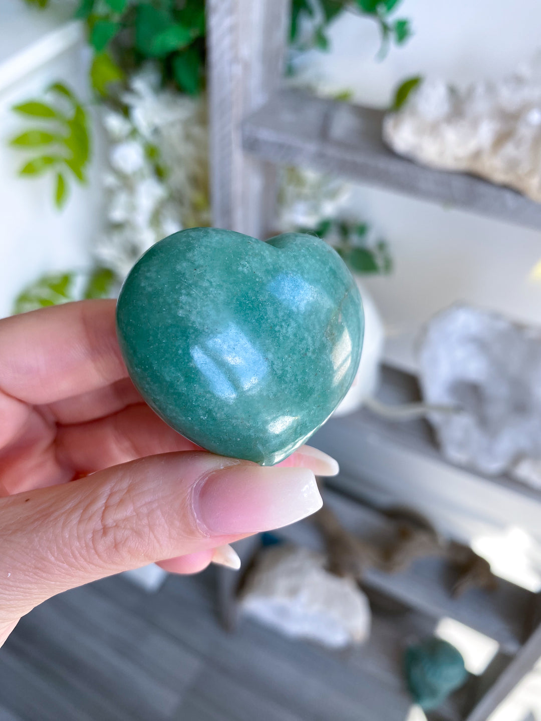 Green Aventurine Heart #9