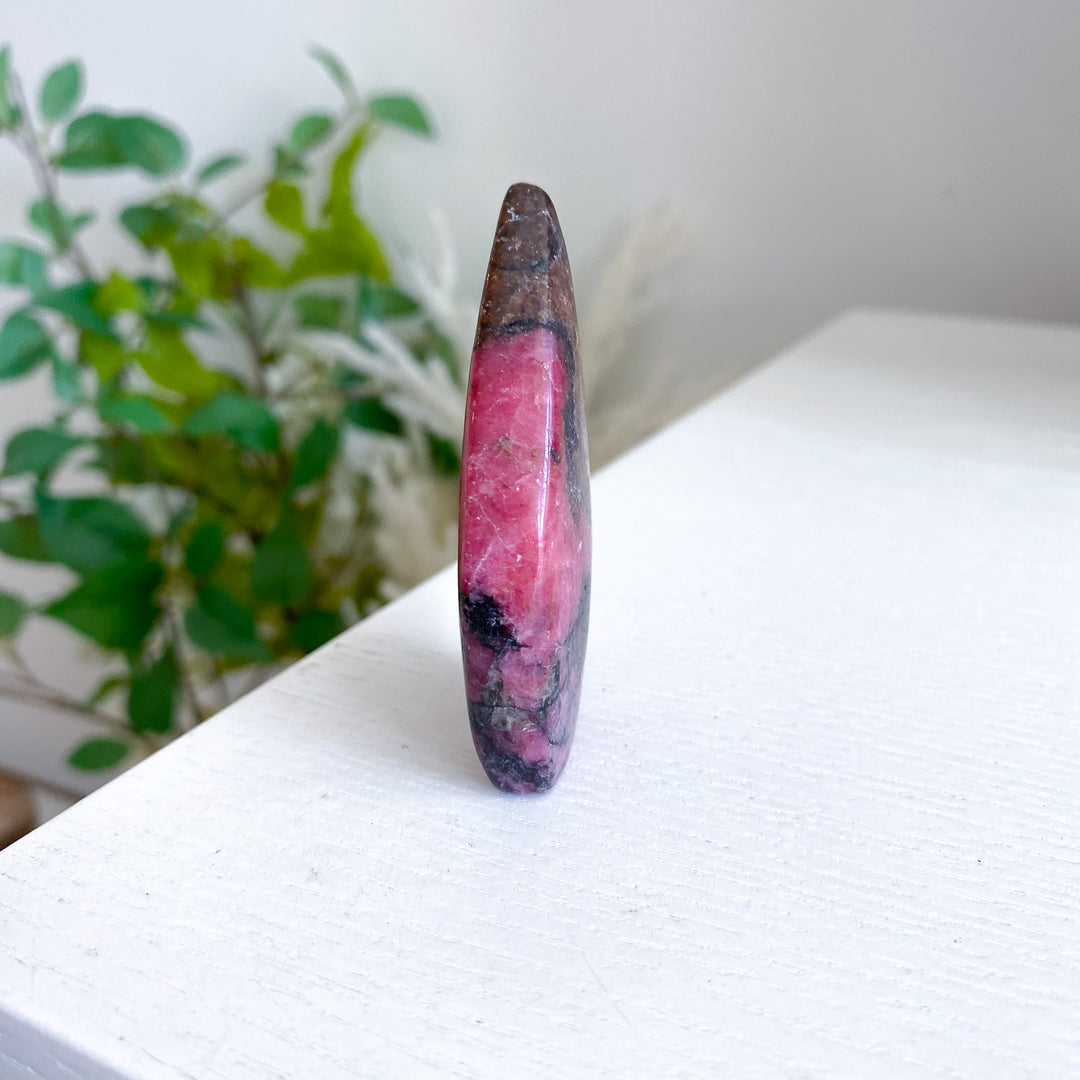 Rustic Rhodonite Flame 