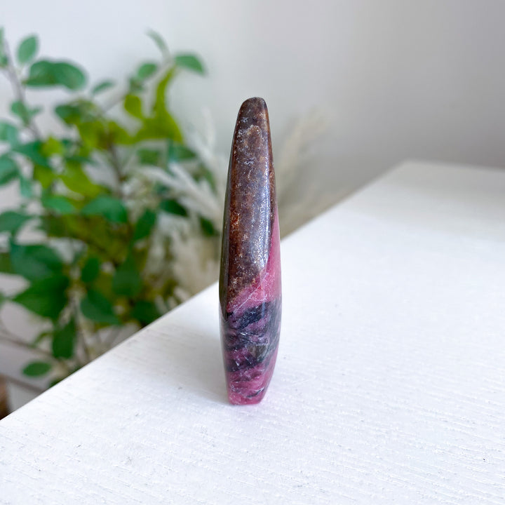 Rustic Rhodonite Flame 