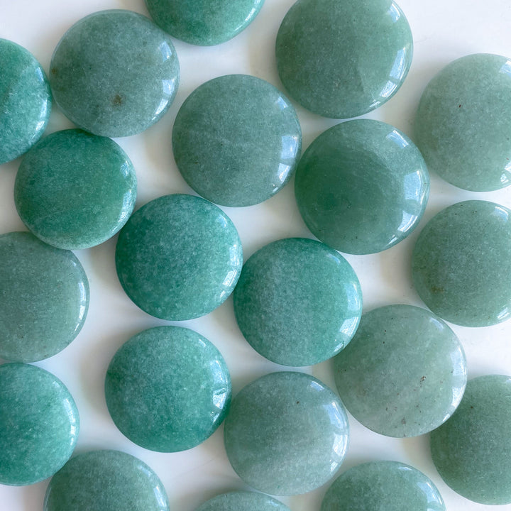 Green Aventurine Coin - Money Attractor