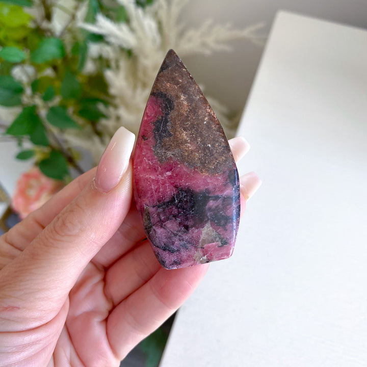Rustic Rhodonite Flame 