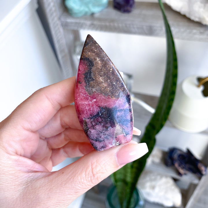 Rustic Rhodonite Flame 