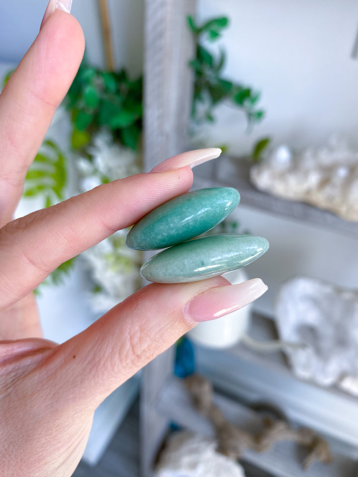 Green Aventurine Coin - Money Attractor