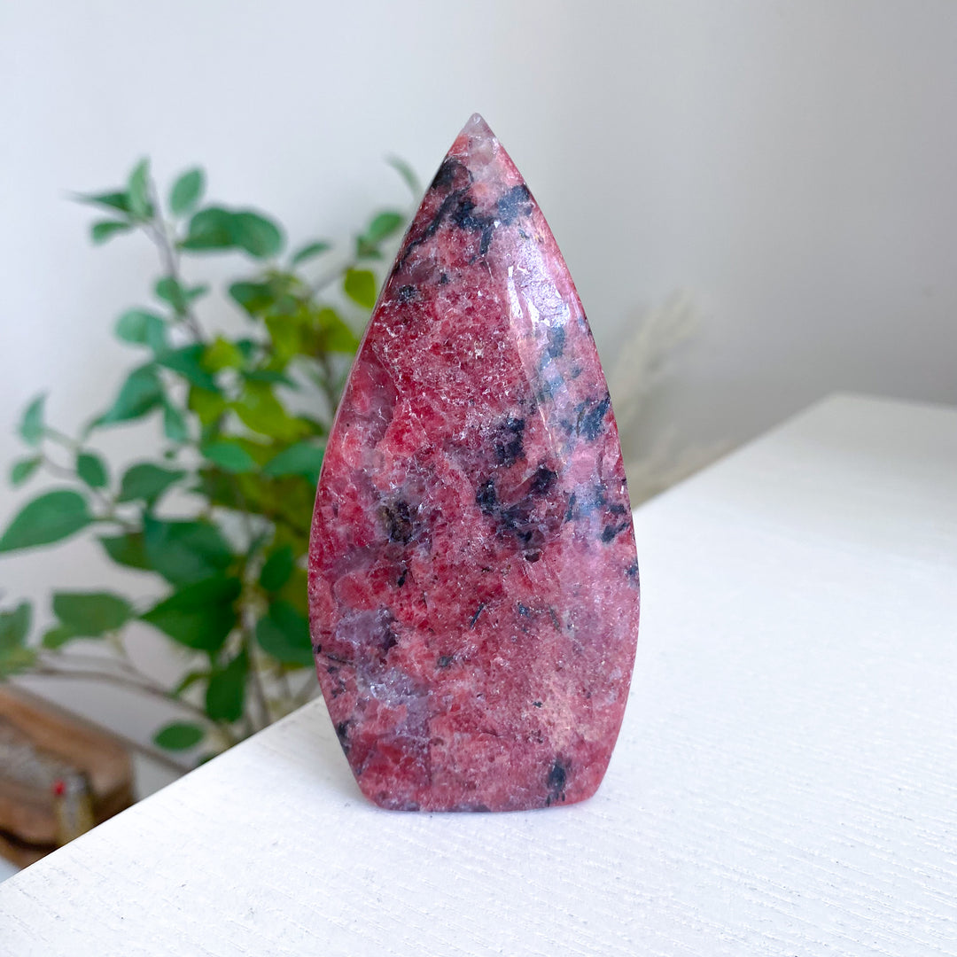 Tall Rhodonite Flame 