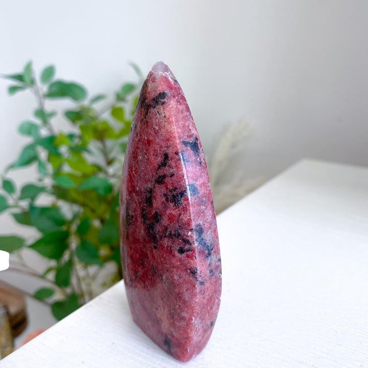 Tall Rhodonite Flame 