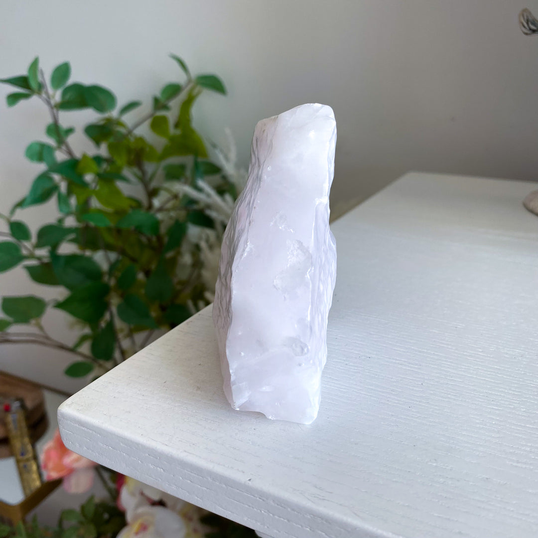 Pink Calcite Coated Chunk 