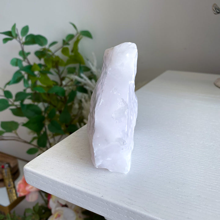 Pink Calcite Coated Chunk 