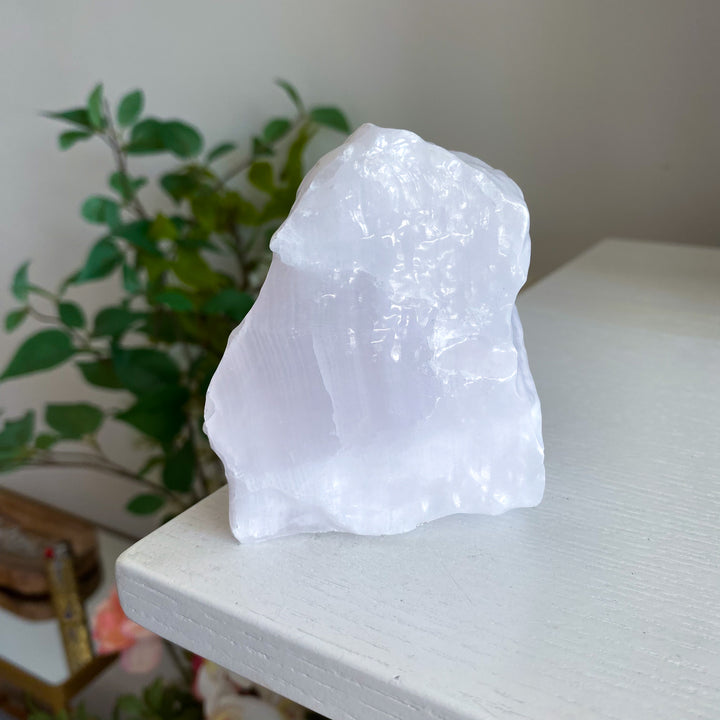 Pink Calcite Coated Chunk 