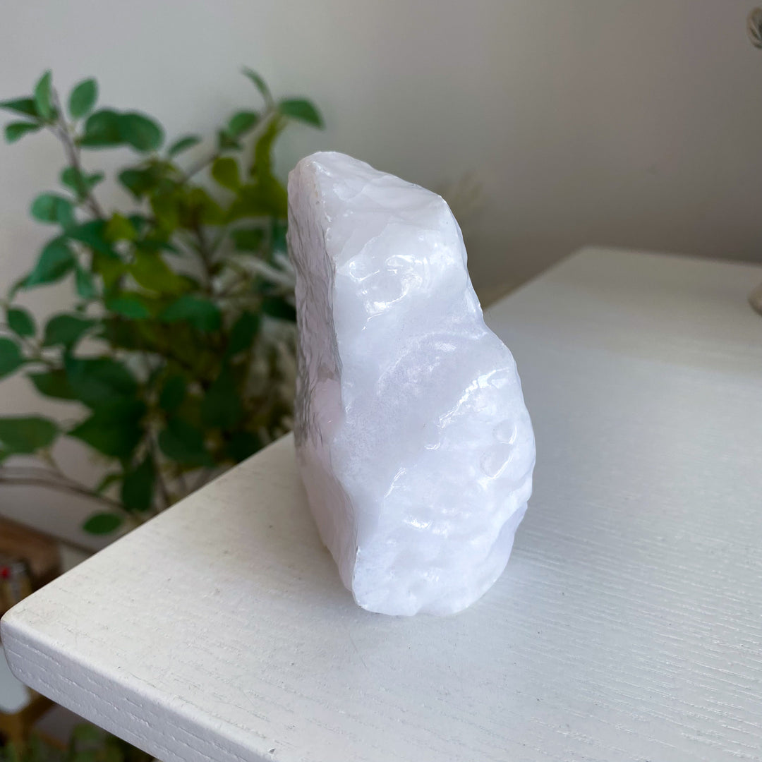 Pink Calcite Coated Chunk 