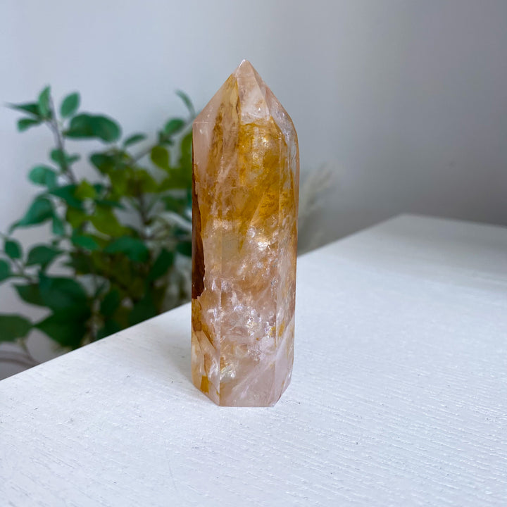 Orange Golden Healer Quartz Tower - Imperfect