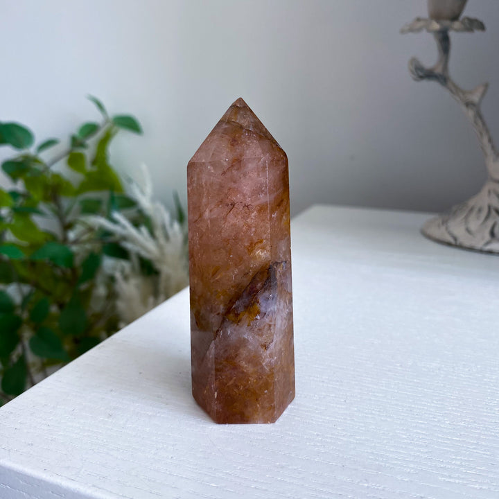 Orange Golden Healer Quartz Tower - Imperfect