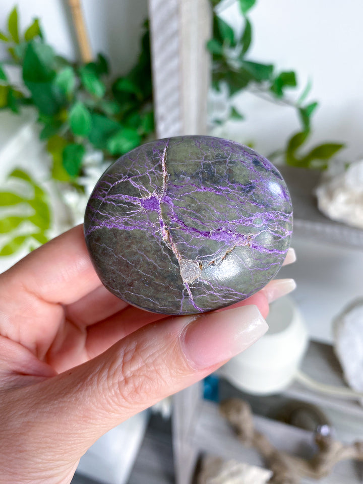 Stichtite Palm Stone #1