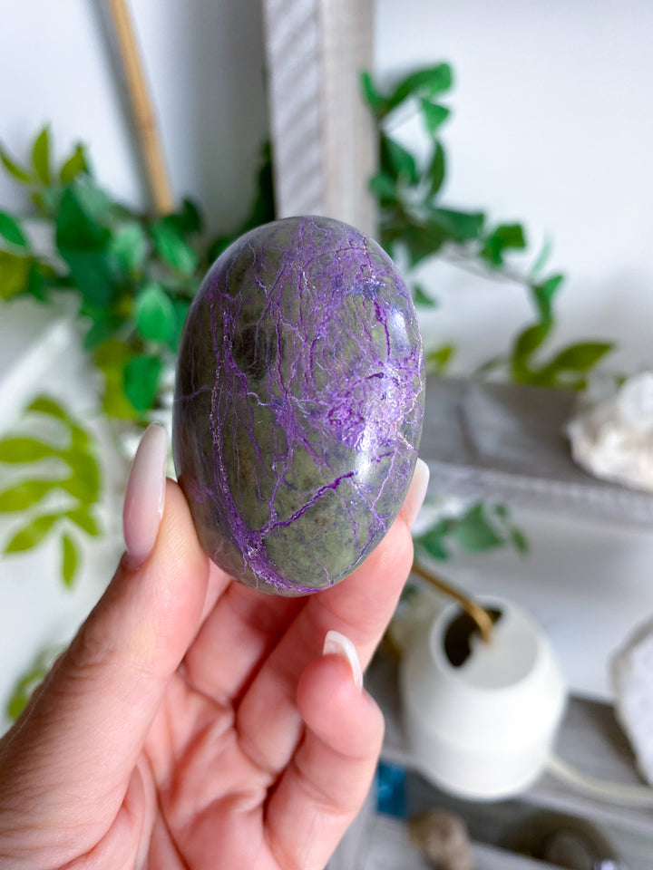 Stichtite Palm Stone #1