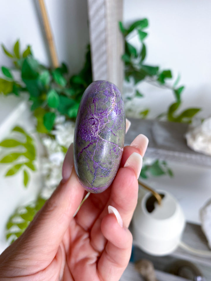 Stichtite Palm Stone #1