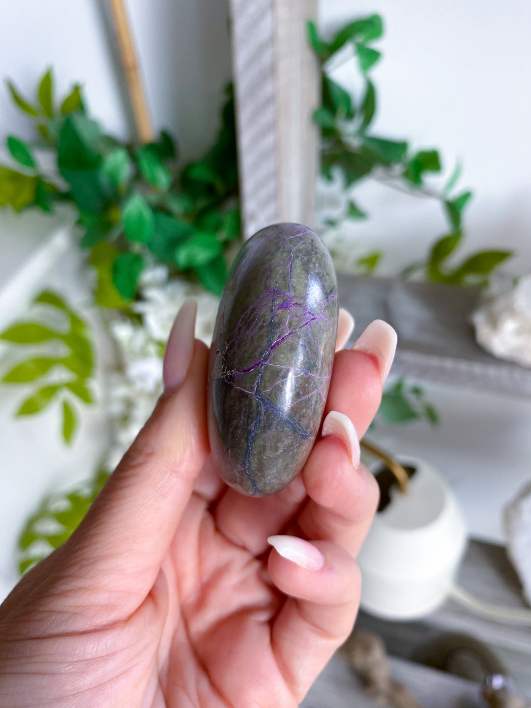 Stichtite Palm Stone #1