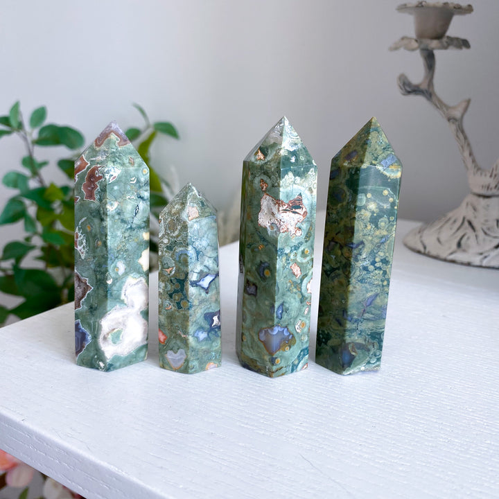 Rainforest Jasper Tower - Imperfect