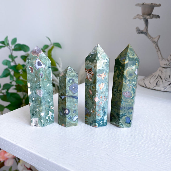 Rainforest Jasper Tower - Imperfect