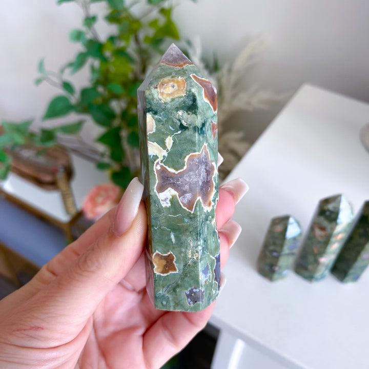Rainforest Jasper Tower - Imperfect