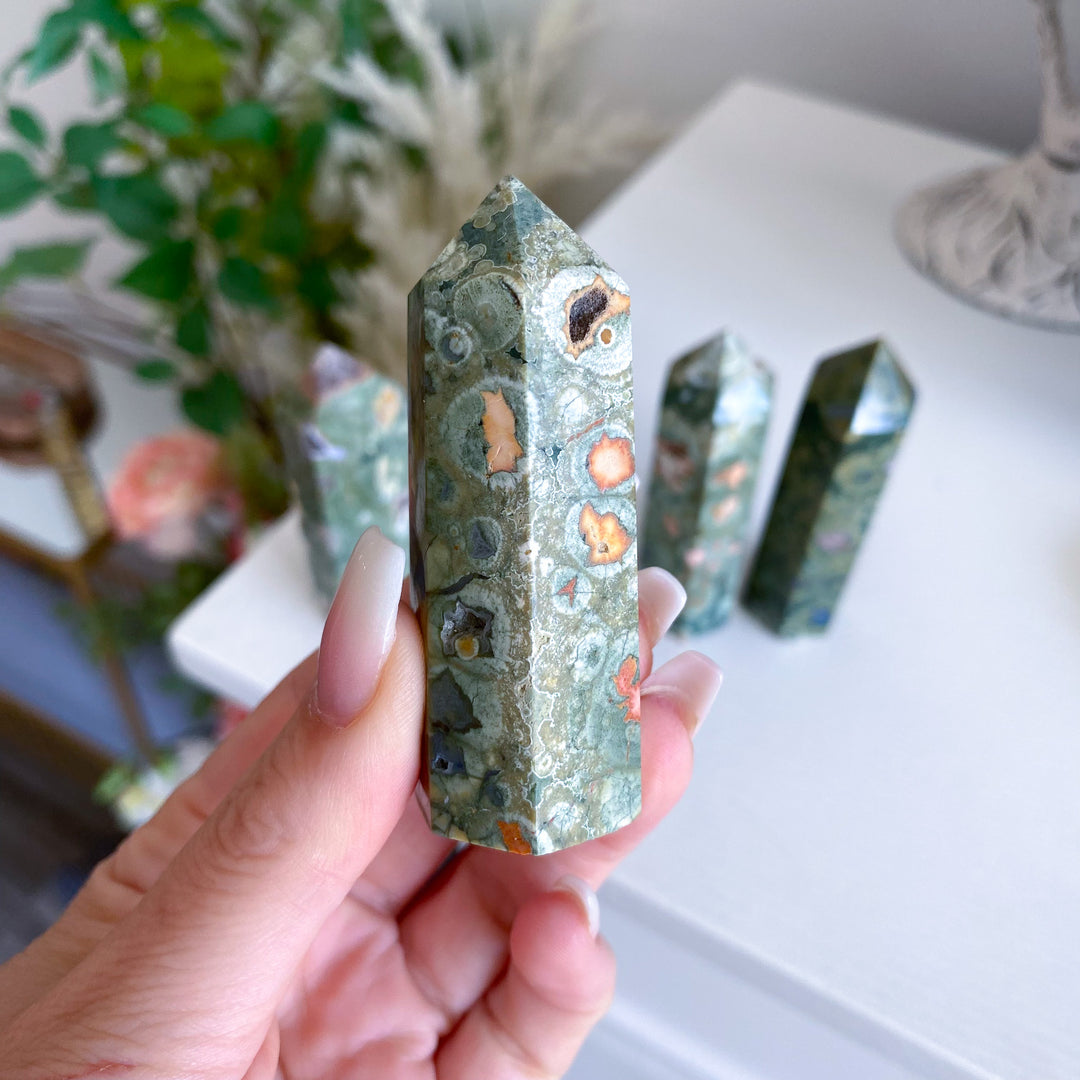 Rainforest Jasper Tower - Imperfect