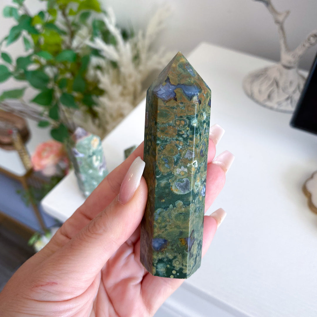 Rainforest Jasper Tower - Imperfect