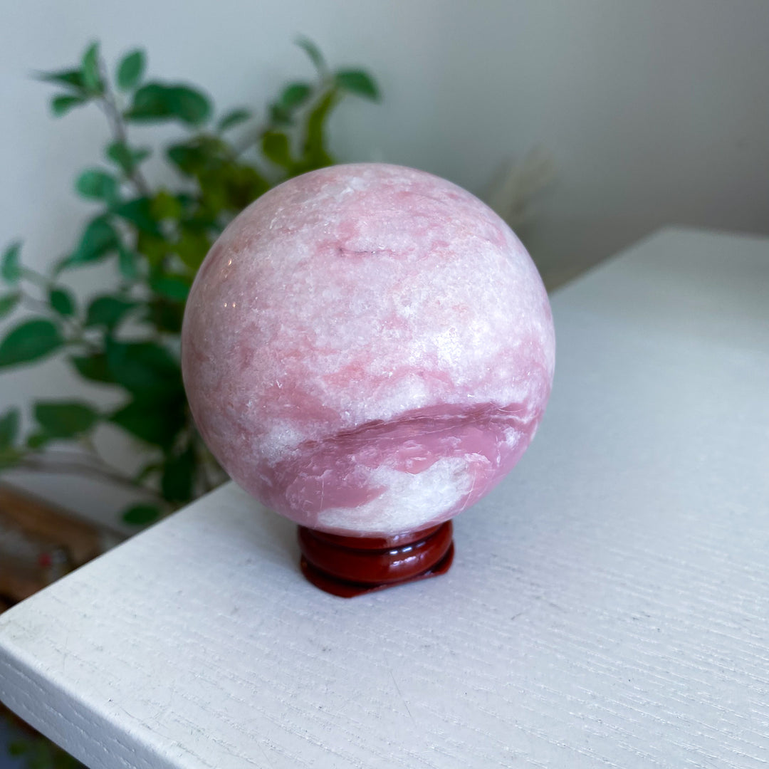 Pink Opal Sphere 