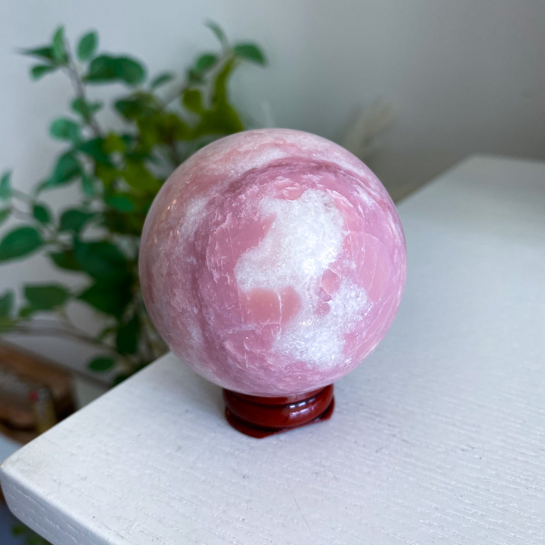 Pink Opal Sphere 