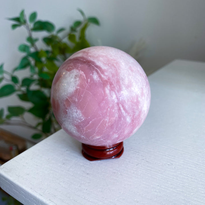 Pink Opal Sphere 