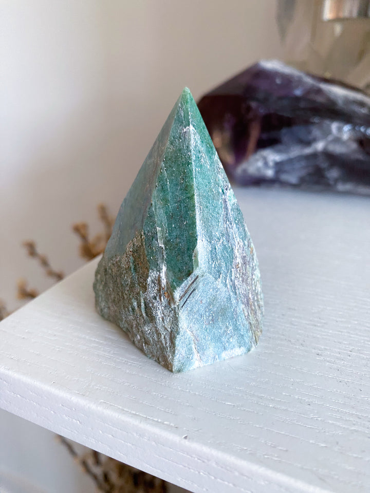 Dark Green Aventurine Top Polish Point #2