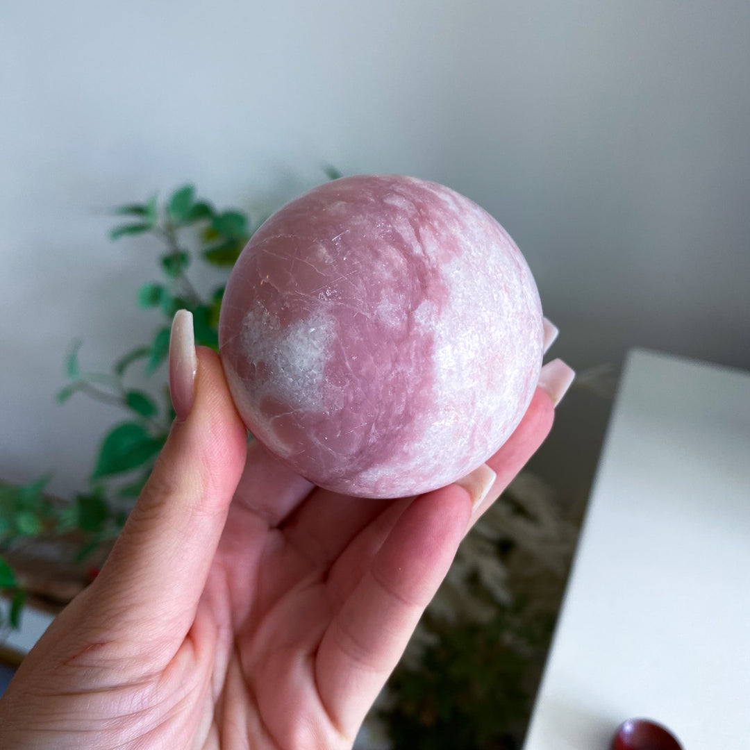 Pink Opal Sphere 