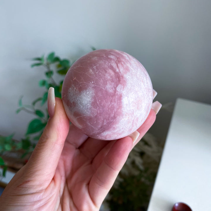 Pink Opal Sphere 