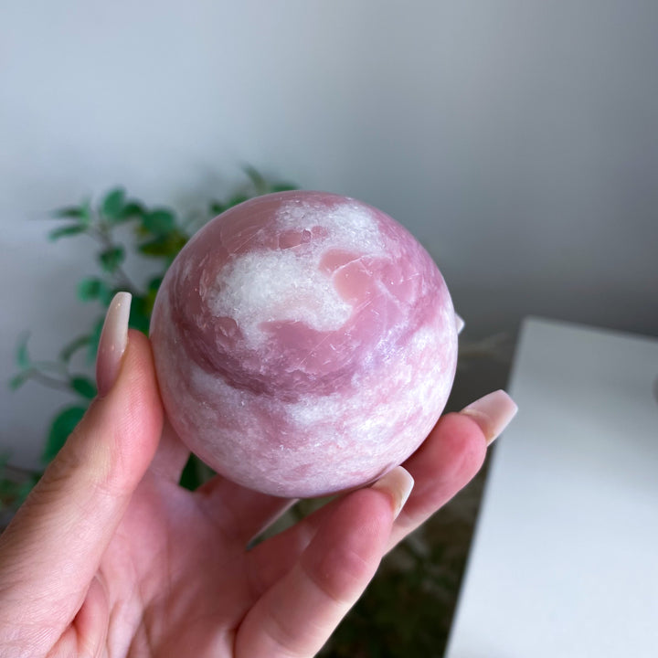 Pink Opal Sphere 
