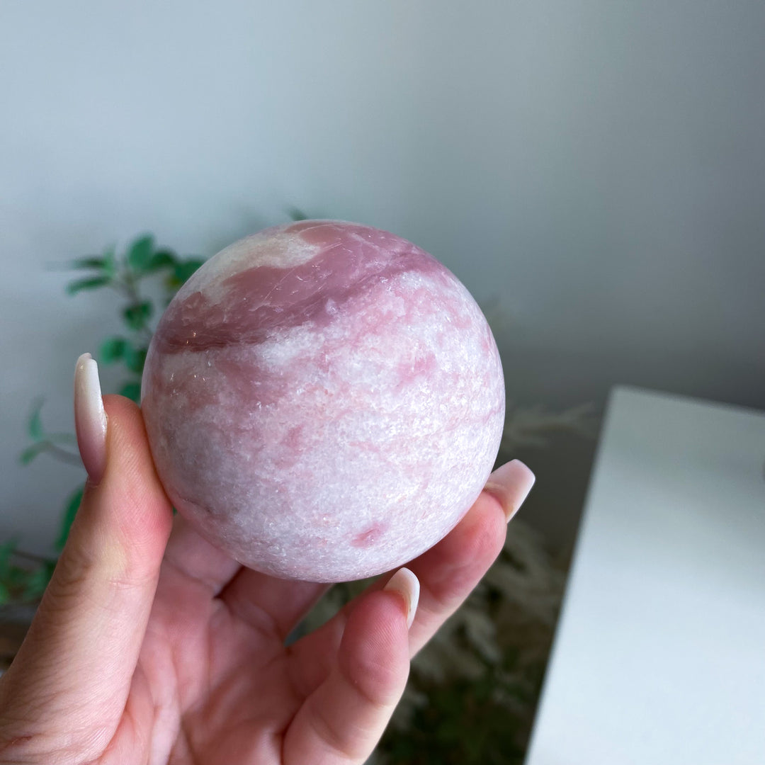 Pink Opal Sphere 