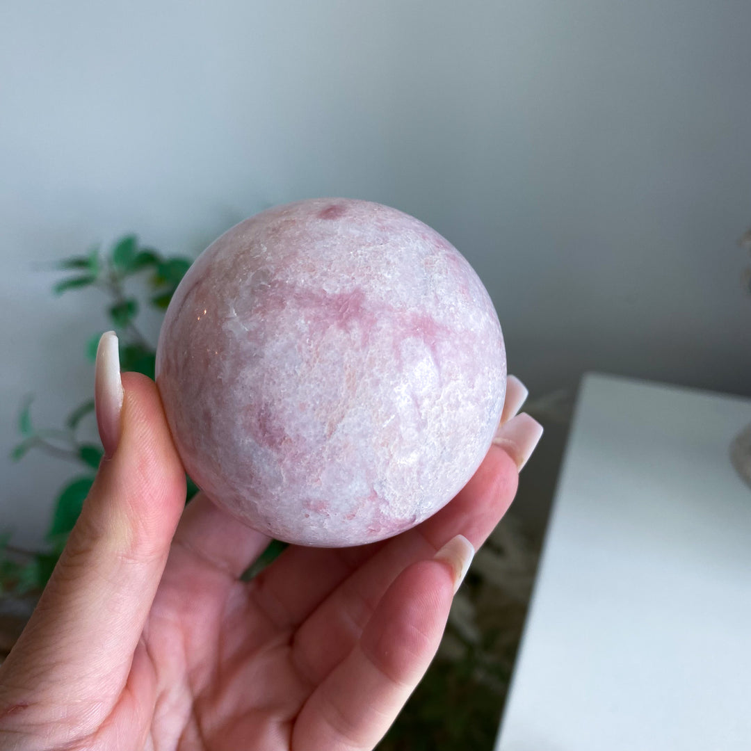 Pink Opal Sphere 