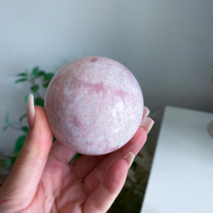 Pink Opal Sphere 