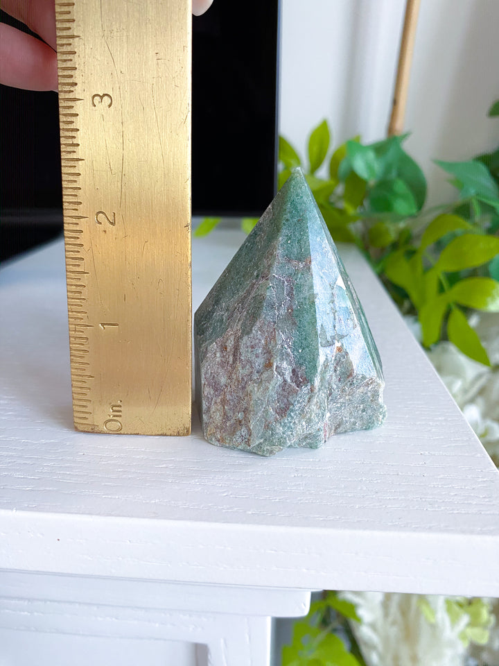 Dark Green Aventurine Top Polish Point #2