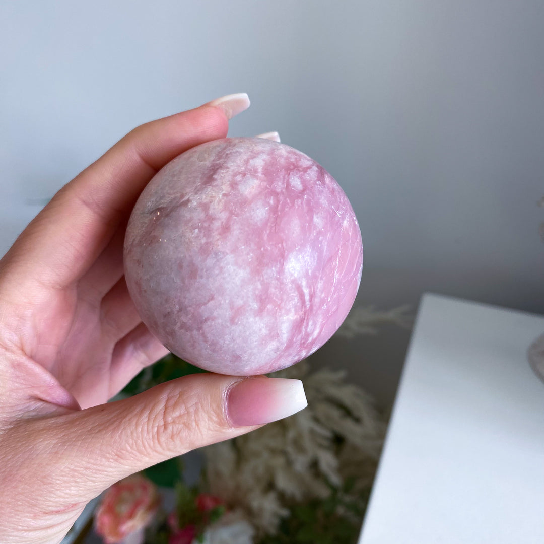 Pink Opal Sphere 
