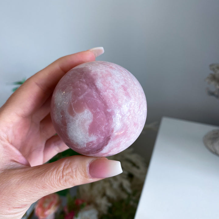 Pink Opal Sphere 