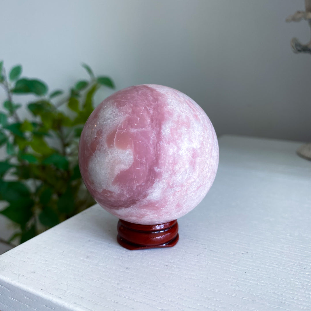 Pink Opal Sphere 