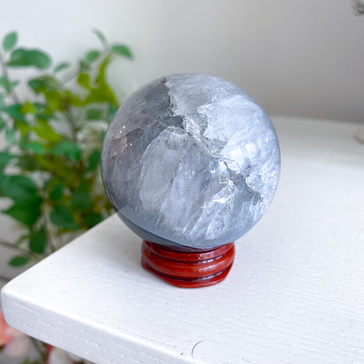 Black Agate Sphere 
