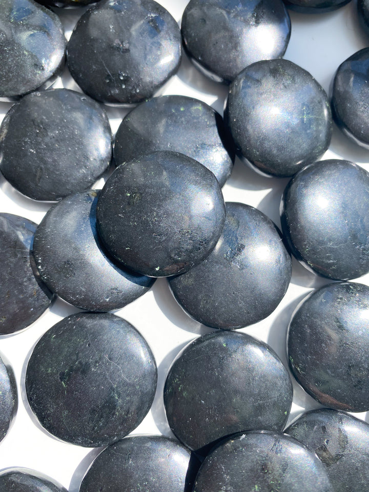 Black Tourmaline Coin