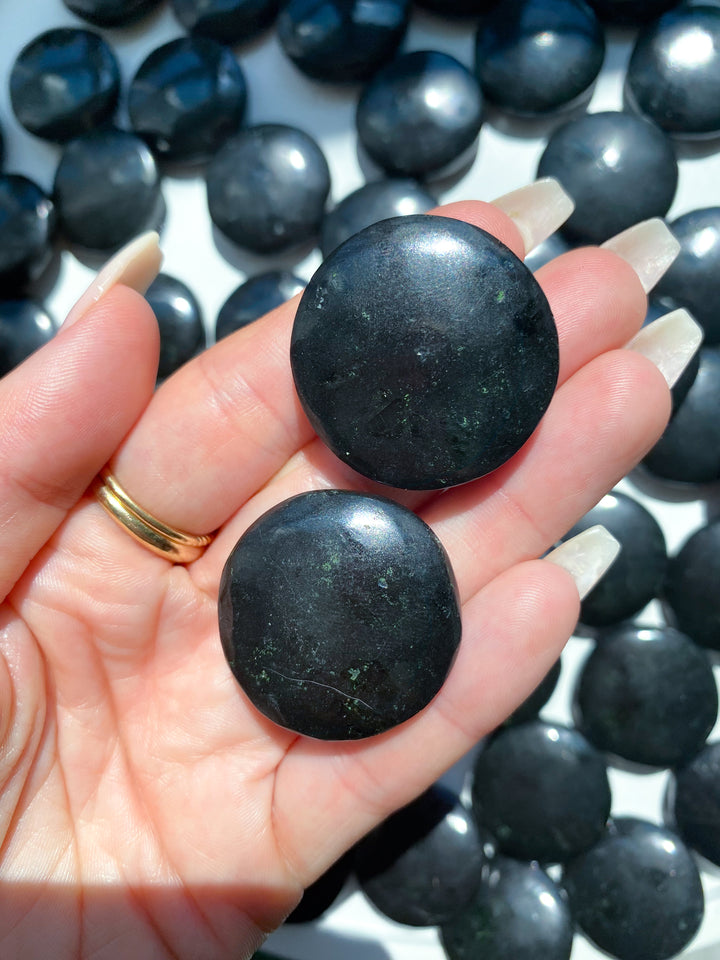 Black Tourmaline Coin
