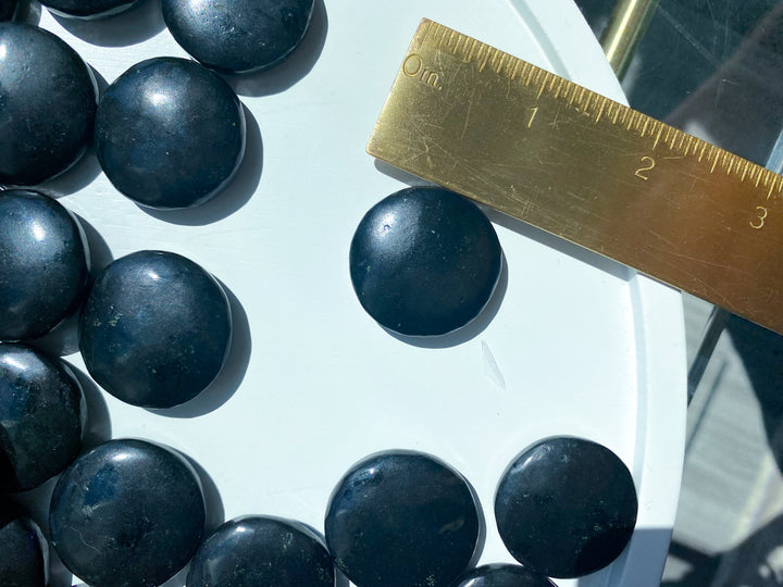 Black Tourmaline Coin