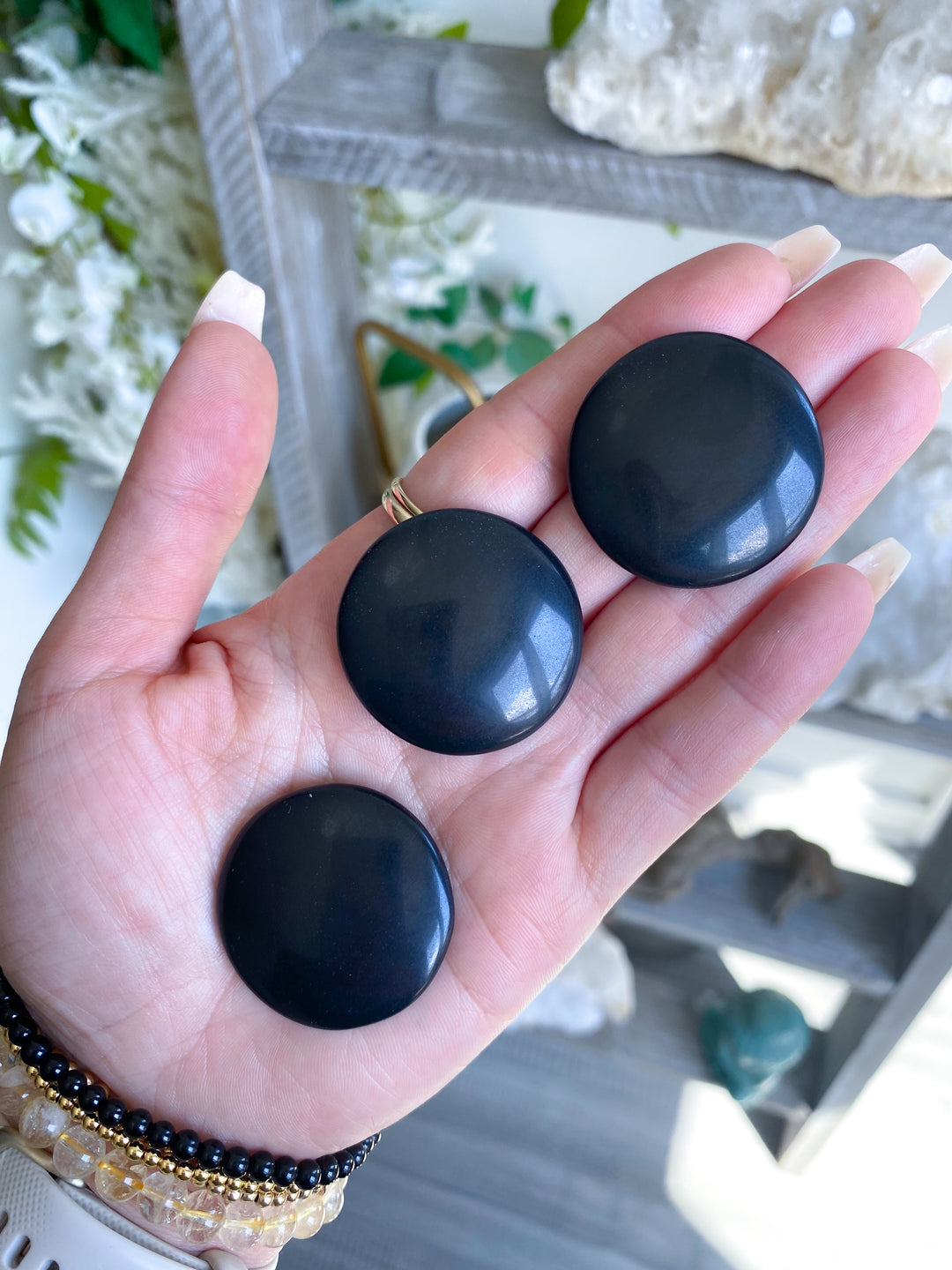 A Quality Black Jade Coin