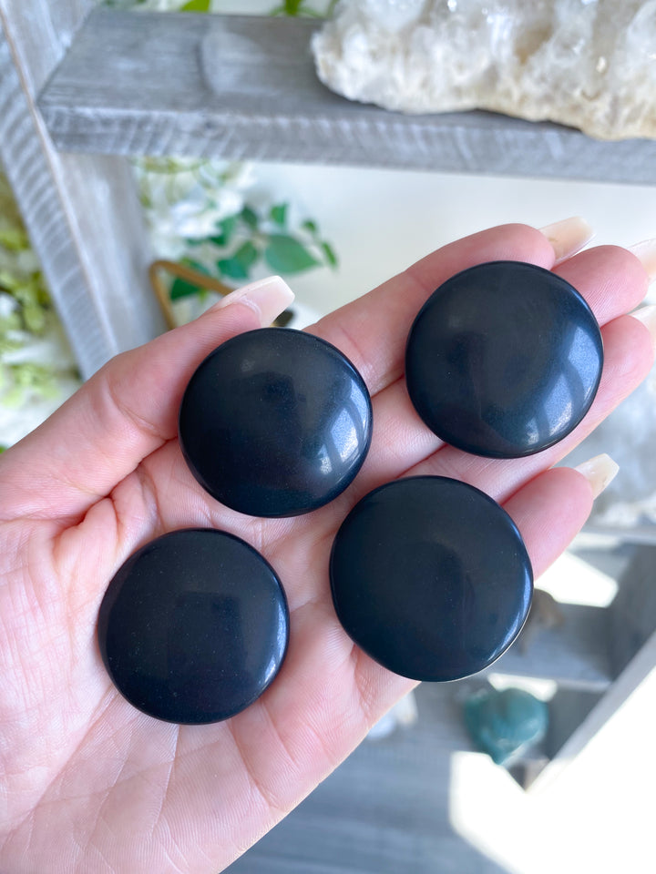 A Quality Black Jade Coin