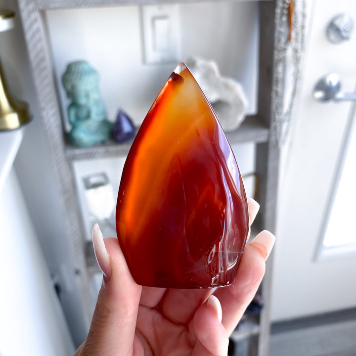 Small Carnelian Flame 