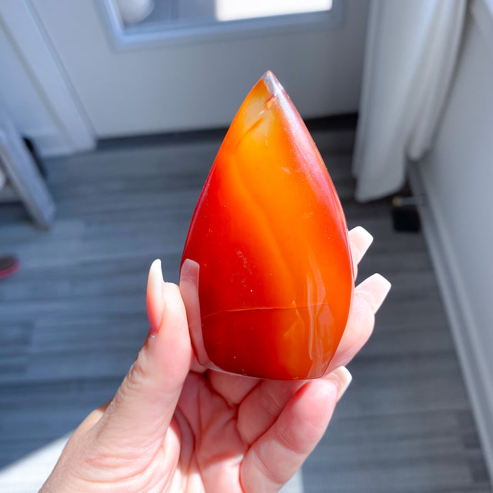 Small Carnelian Flame 