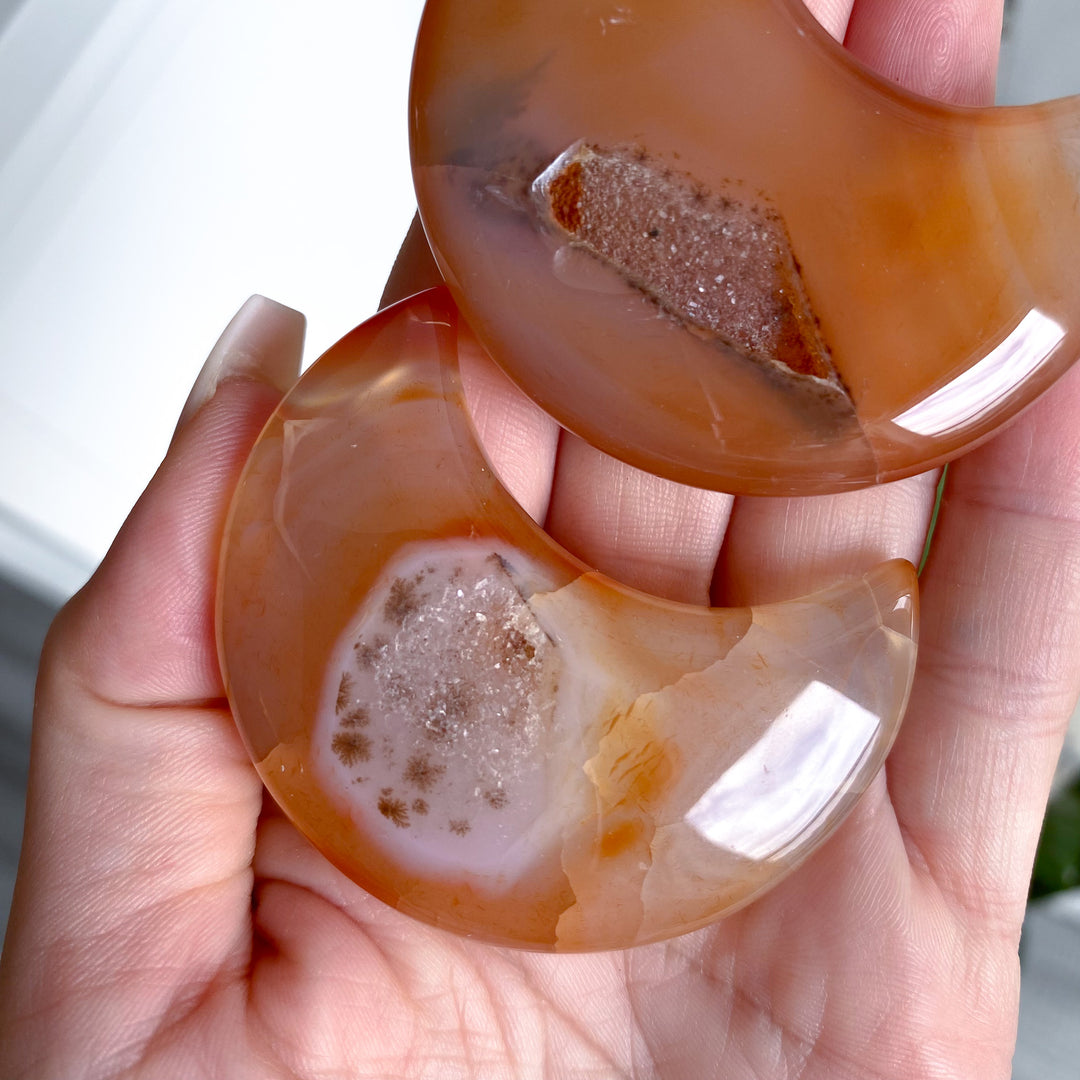 Choose Your Dendritic Carnelian Moon 2"