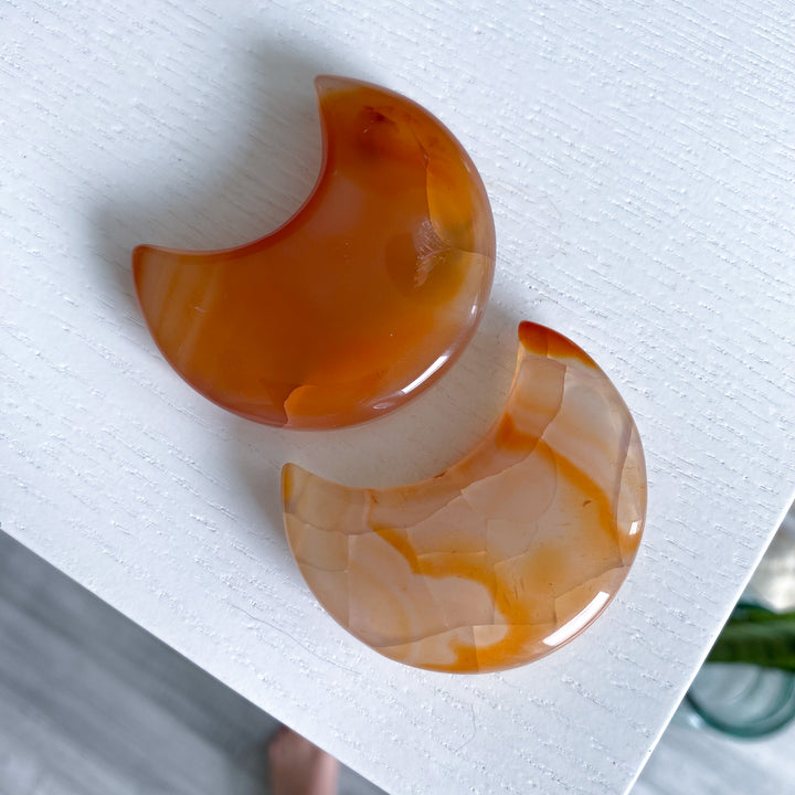 Choose Your Dendritic Carnelian Moon 2"